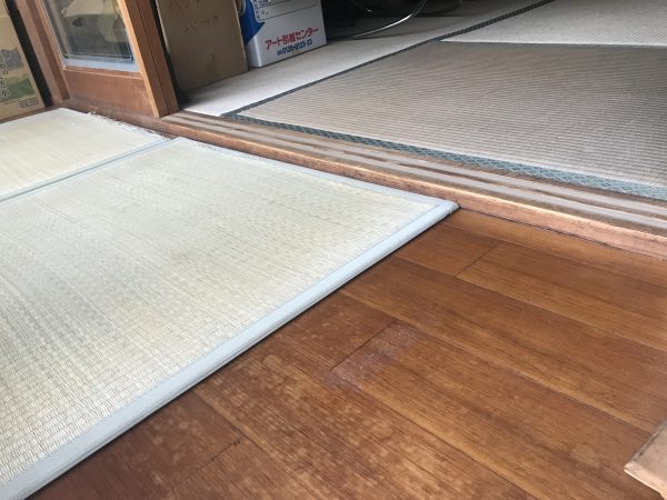 バリアフリー工事前の和室