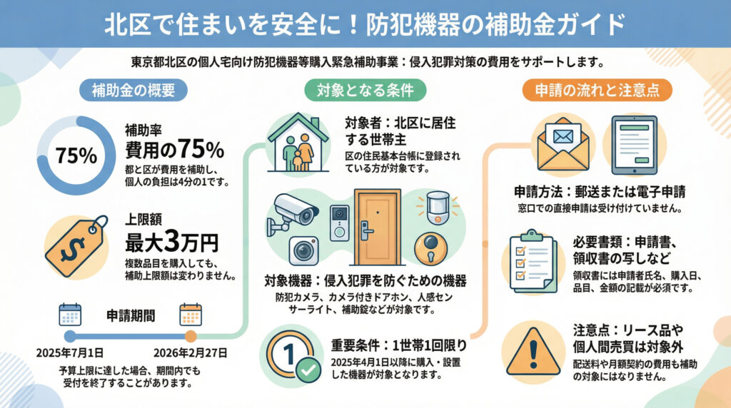 北区-防犯機器-補助金ガイド