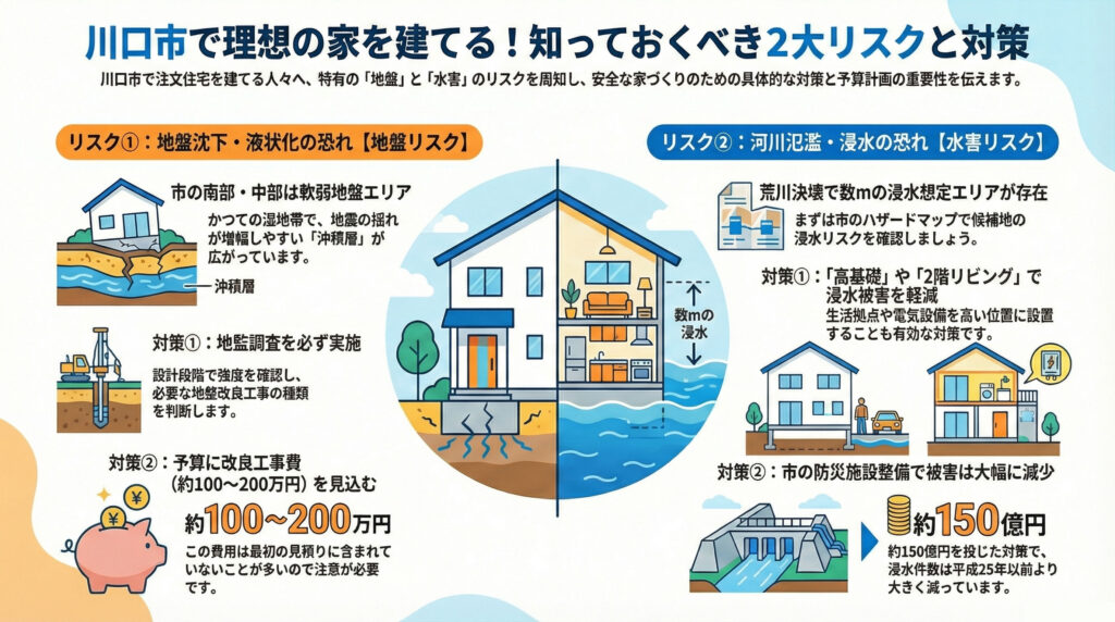 川口市での家づくり2大リスク