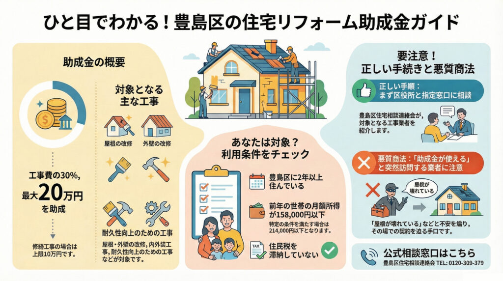 豊島区住宅リフォーム助成金ガイド
