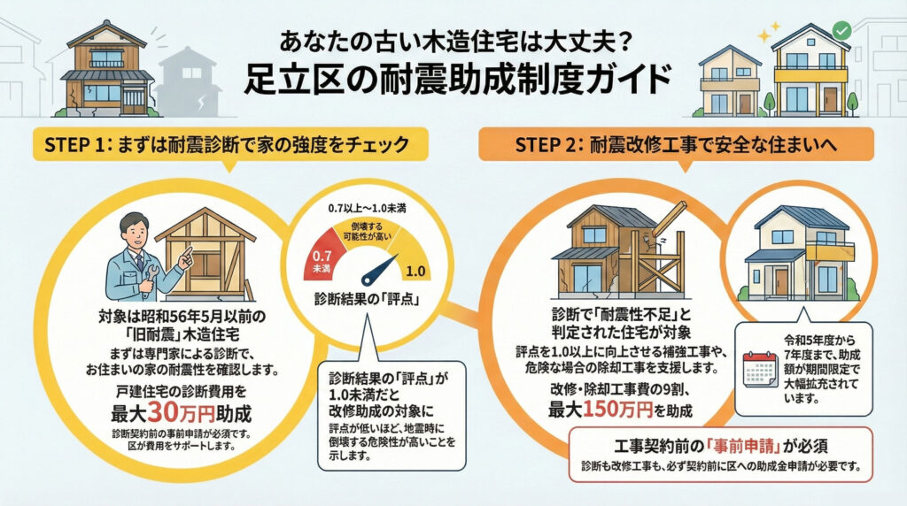 足立区-耐震助成制度ガイド